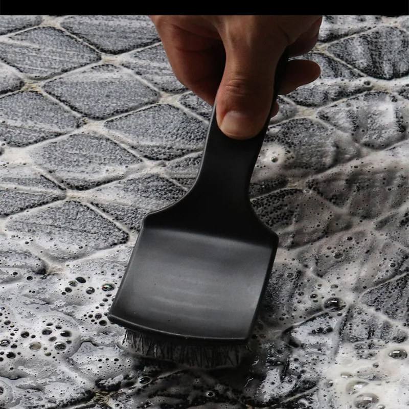

ALLOET Car Wheel Tire Rim Scrub Brush New Auto Detailing Brush Washing Cleaning Tool Car Washing Cleaner For Car Motorcycle