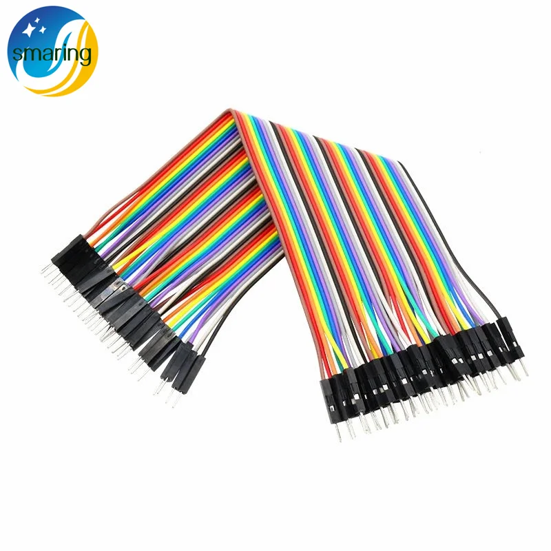Макетная плата Dupont для Arduino 80 шт. 20 см 2 54 мм | Игрушки и хобби