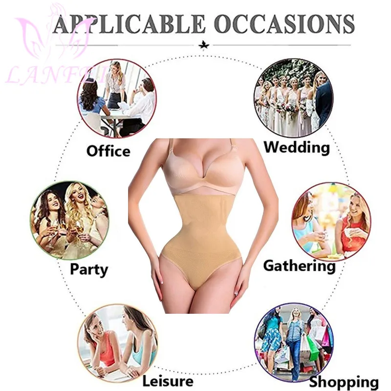 LANFEI женские трусики с высокой талией утягивающие Утягивающие стринги для