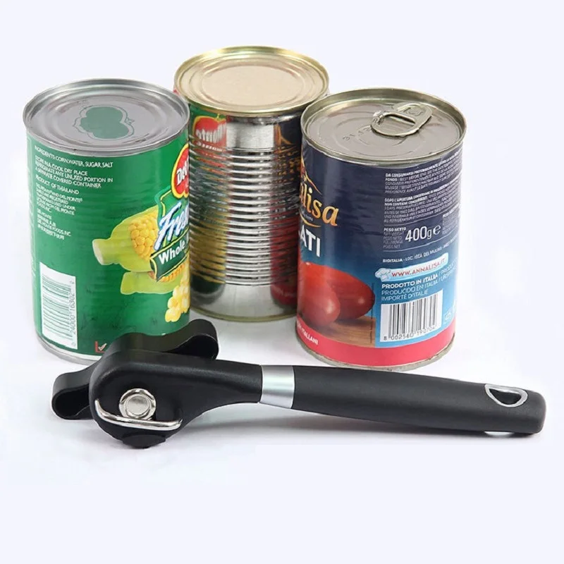 

Manual Can Opener Stainless Steel Bottle Openers Professional Ergonomic Jars & Tin Opener for Cans Kitchen Tools
