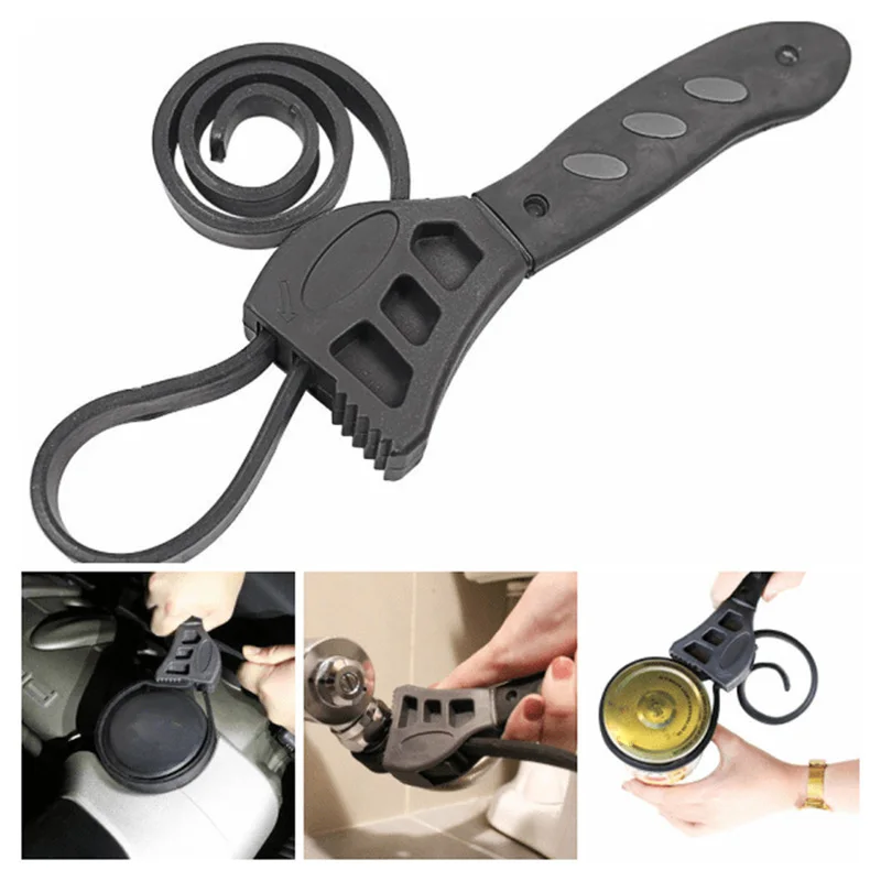 Регулируемая открывалка для бутылок с резиновым ремешком гаечный ключ масляный