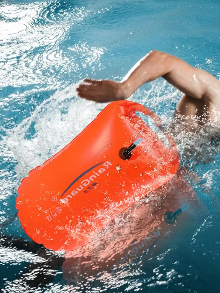 

Swimming Float Buoy 400DPVC Waterproof Safe Detachable Drifting Supply Safety Float Air Dry Bag Tow Float Swimming Water Bag