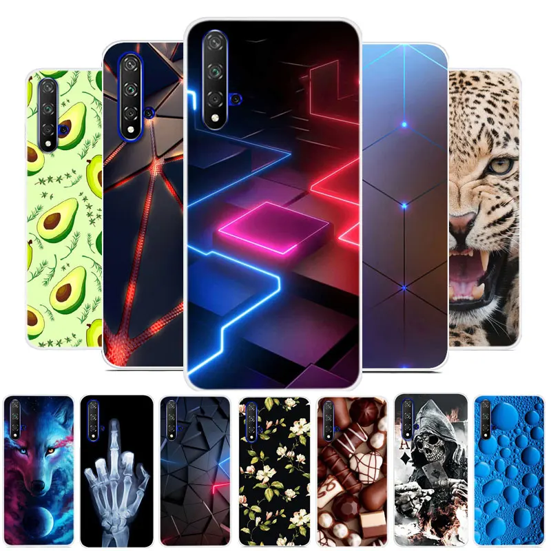 Для Nova 5T Чехол Huawei Силиконовый ТПУ Мягкая задняя крышка Телефон 7i 6 SE Бампер |