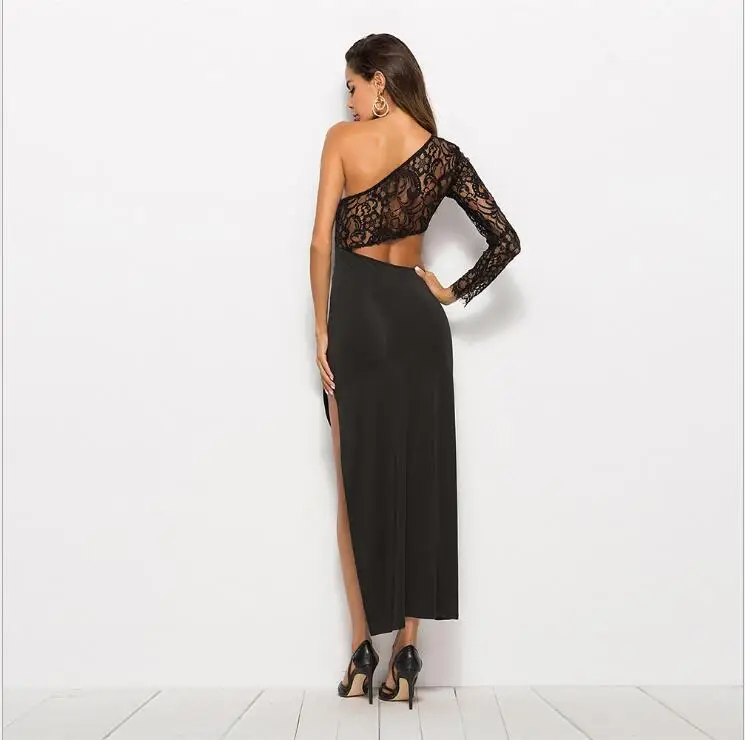 Весенние и летние женские сексуальные тонкие обтягивающие кружевные платья с