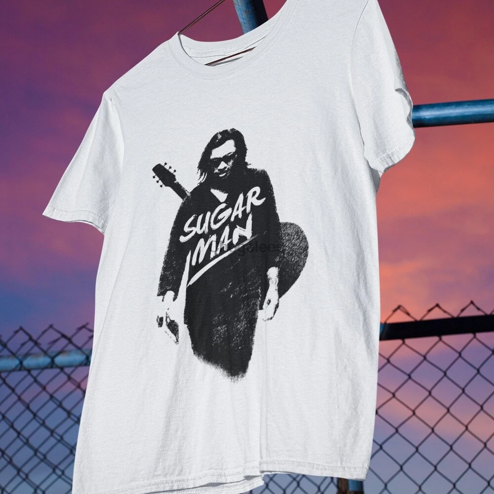 Новые мужские футболки Sixto Родригес сахарный человек размер США | Футболки на