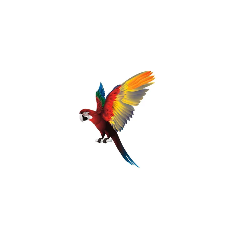 Автомобильные наклейки DAWASARU Parrot Bird Spread Wings креативная забавная наклейка из ПВХ