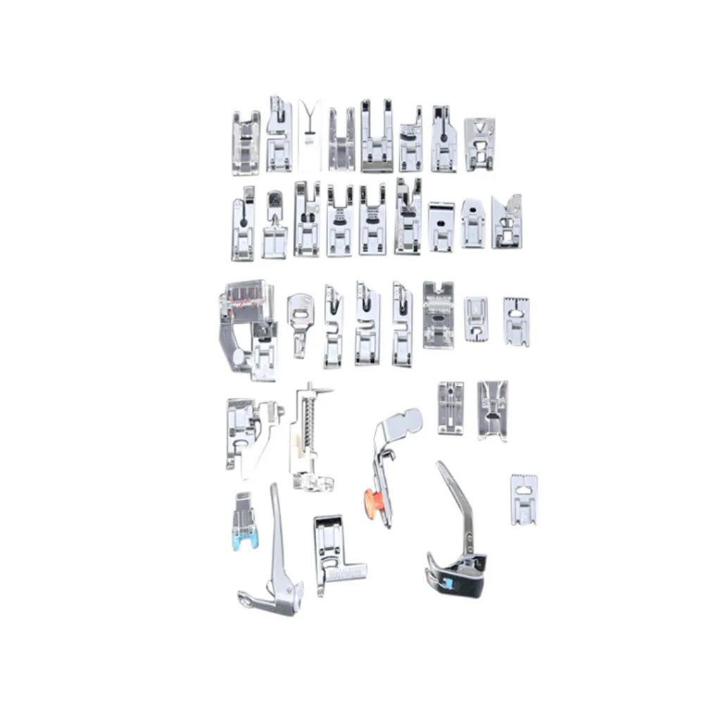 

35PCS Domestic Sewing Machine Foot Presser Feet Set for Brother, Babylock, Singer, Janome and White Low Shank Sewing Machine J40