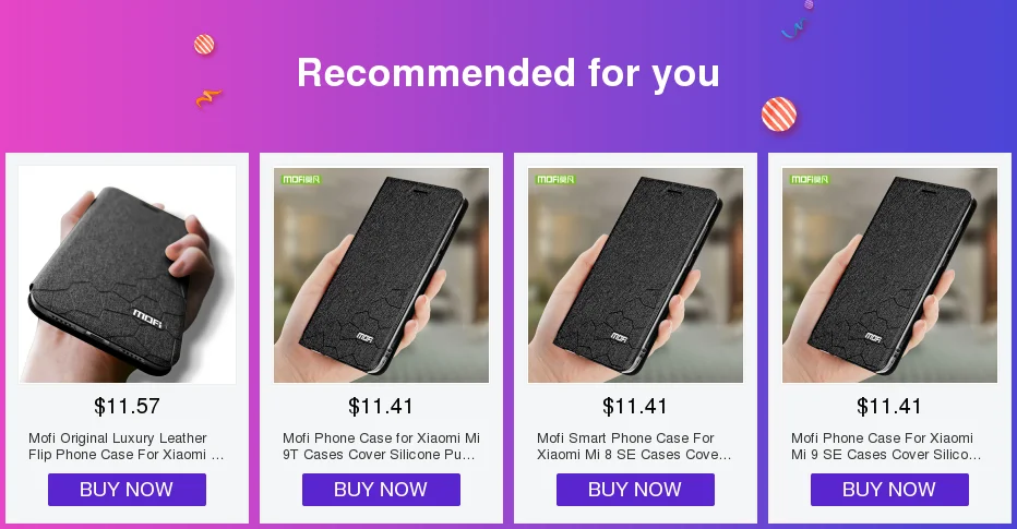 Роскошный кожаный флип-чехол Mofi для телефона Xiaomi mi 9 8 SE Pro 9 T A2 Lite A1 Play Note Max 3 mi x 2 2 S противоударный чехол