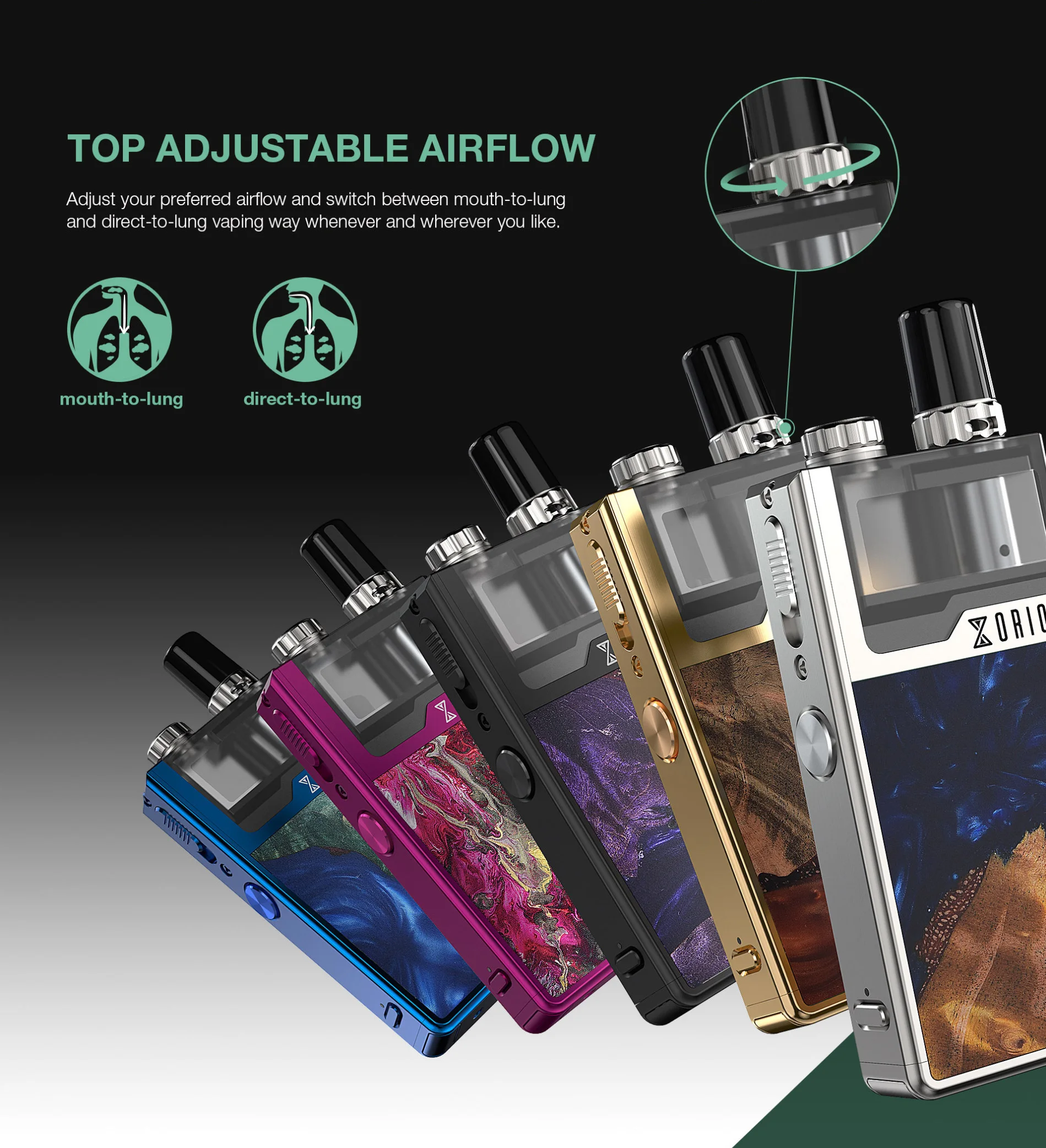 Lost Vape Orion Plus DNA Pod Комплект 2 мл картридж 950 мАч батарея 0.25ohm сетка катушка LostVape электронная сигарета испаритель