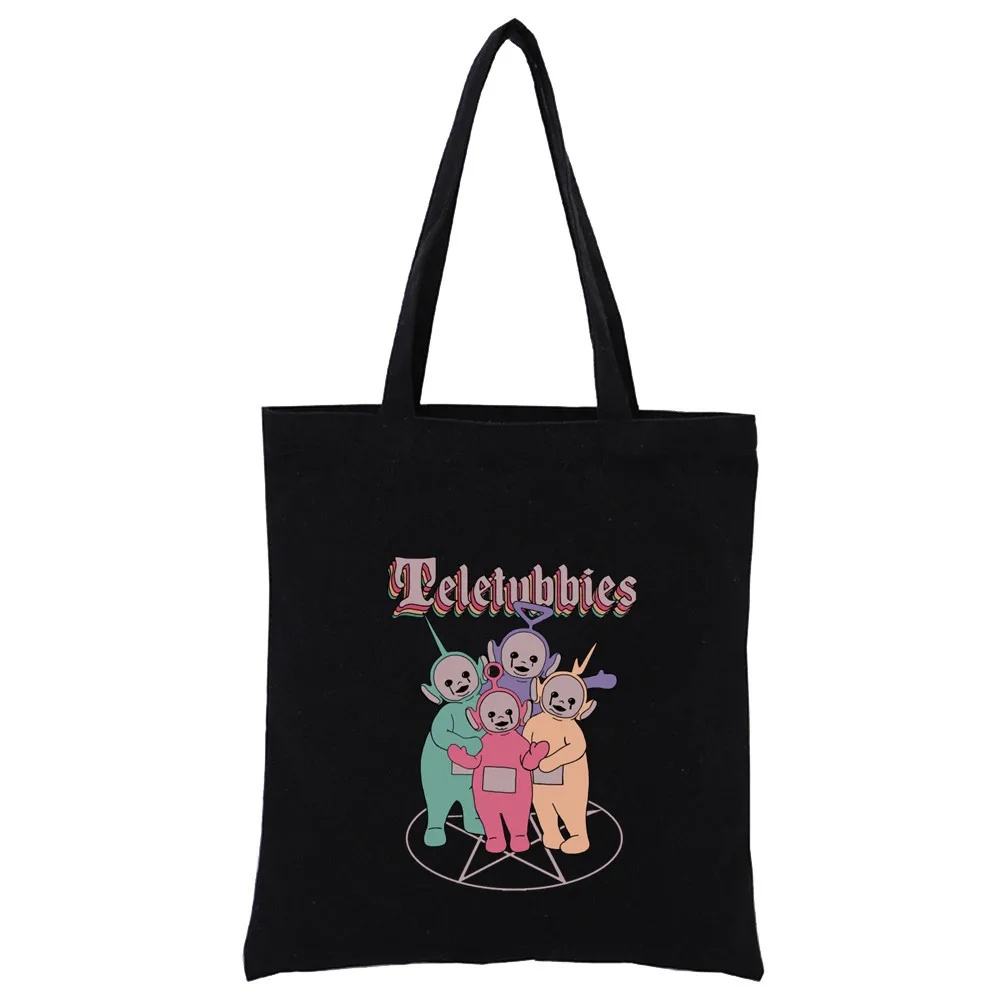 

Horrible Conjuring Of Childhood Gothic Darkness Shopping Canvas Bag Female Girl Tote Eco Shopper Shoulder Bags,Drop Ship