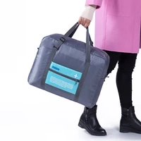 korean style large volume folding viamonoh airbag hand luggage storgage bag nylon bar travel bag