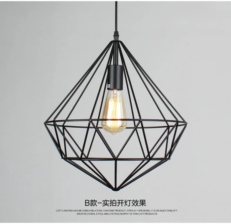 Подвесные светильники в скандинавском стиле комнатный Хрустальный подвесной