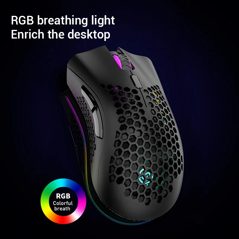 wireless mouse optical for computer game 1600dpi 7 buttons usb 2 4g rechargeable led backlight gamer mice for pc gaming laptops free global shipping