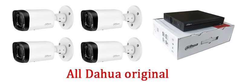 Dahua безопасности смешанный продукт 4K cctv комплект NVR2108HS-8P-4KS2 8CH 8POE и IPC-HFW5431R-Z 4 шт. ip-камера POE ONVIF