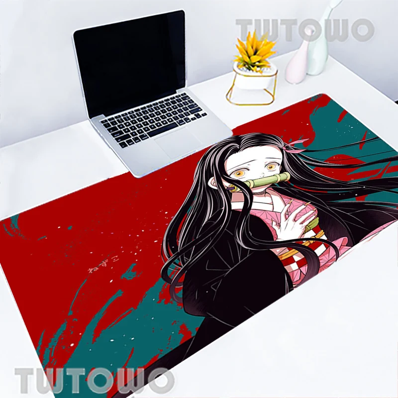 

Demon Slayer Kimetsu No Yaiba Mouse Pad New Hot Sell Mouse Mat Gamer Lovely Art Carpet Office Decoration Keyboard Pad Mouse Mat
