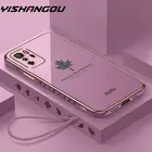 Модный мягкий силиконовый чехол с Кленовым листом для Xiaomi Redmi Note 11 10 Pro 8 9T Poco F3 Mi 11 10 Lite 10s Роскошный милый чехол с рисунком