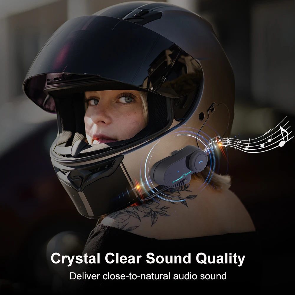 FreedConn T-COM VB Moto rcycle для мотоциклетного шлема мотогарнитура Bluetooth intercomunicador moto 3