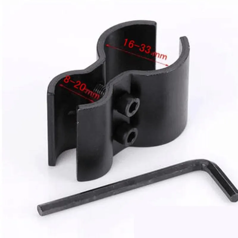 

1pc Metal Tube Clip Universal 8 Word Bracket Pipe Clamp Damping Cable Clips