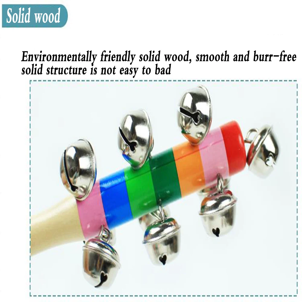 Детская игрушка колокольчик для раннего обучения музыкальный инструмент струна