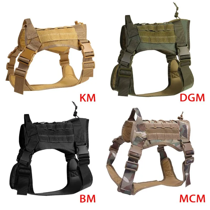 

Outdoor Dog Harness German Shepherd Pet Dog Harness Vest Camouflage Dog Leash Harness For Small Large Dogs*