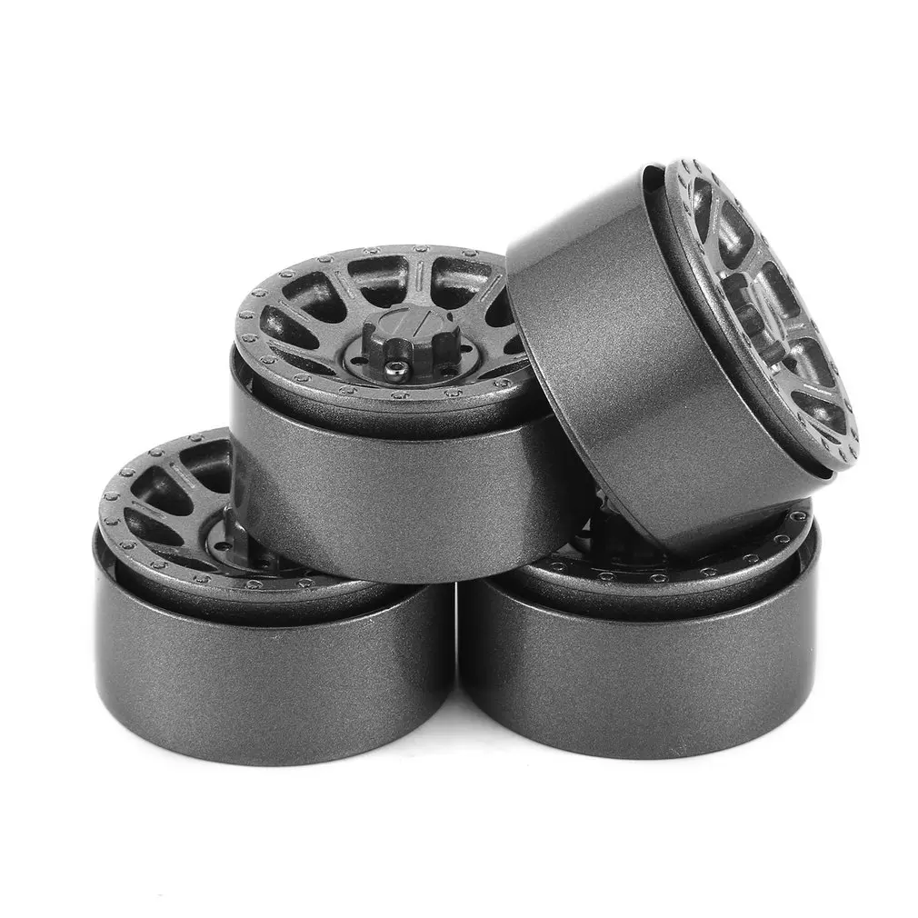 

4 шт./компл. 2,2 "Beadlock металлический обод колеса для 1/10 RC Crawler Car Axial SCX10 90046 Wraith RR10 Traxxas TRX-6