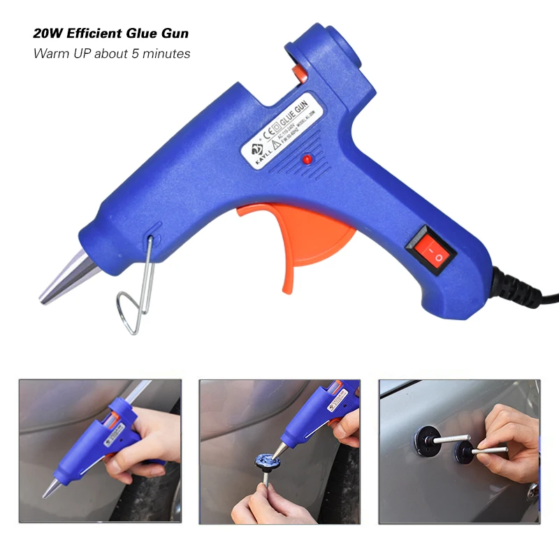 Набор инструментов для беспокрасочного удаления вмятин с мостом 20 Вт |