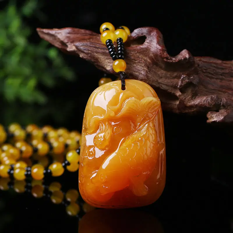 Желтый Янтарное ожерелье|Подвески| |