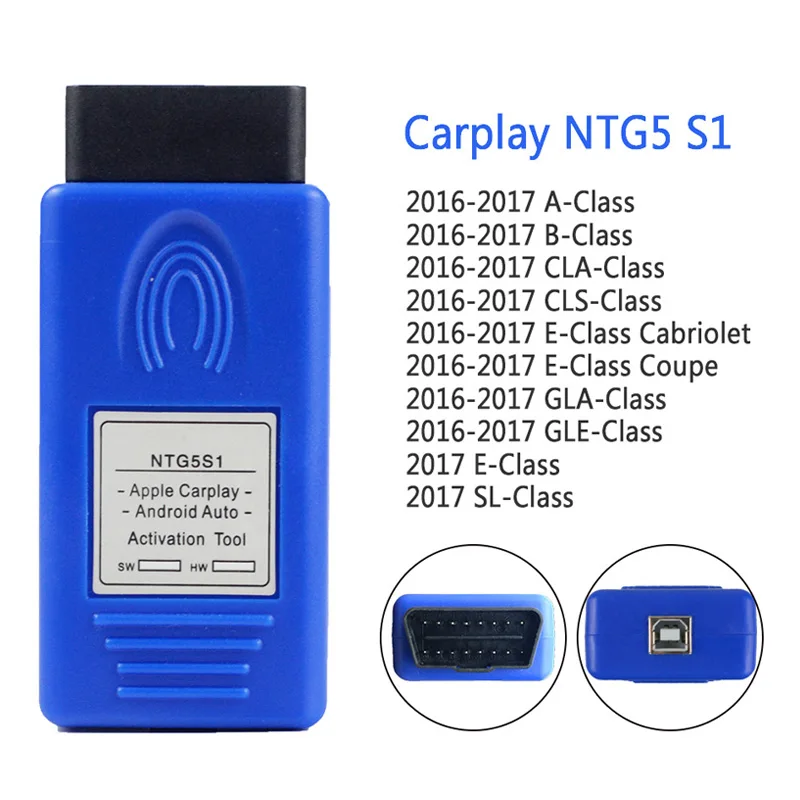 Полезный инструмент для автоактивации NTG5S1/NTG5ES2/NTG AUX/NTG5.5 Apple/Android OBD2 NTG5S1 Mercedes Benz NTG5