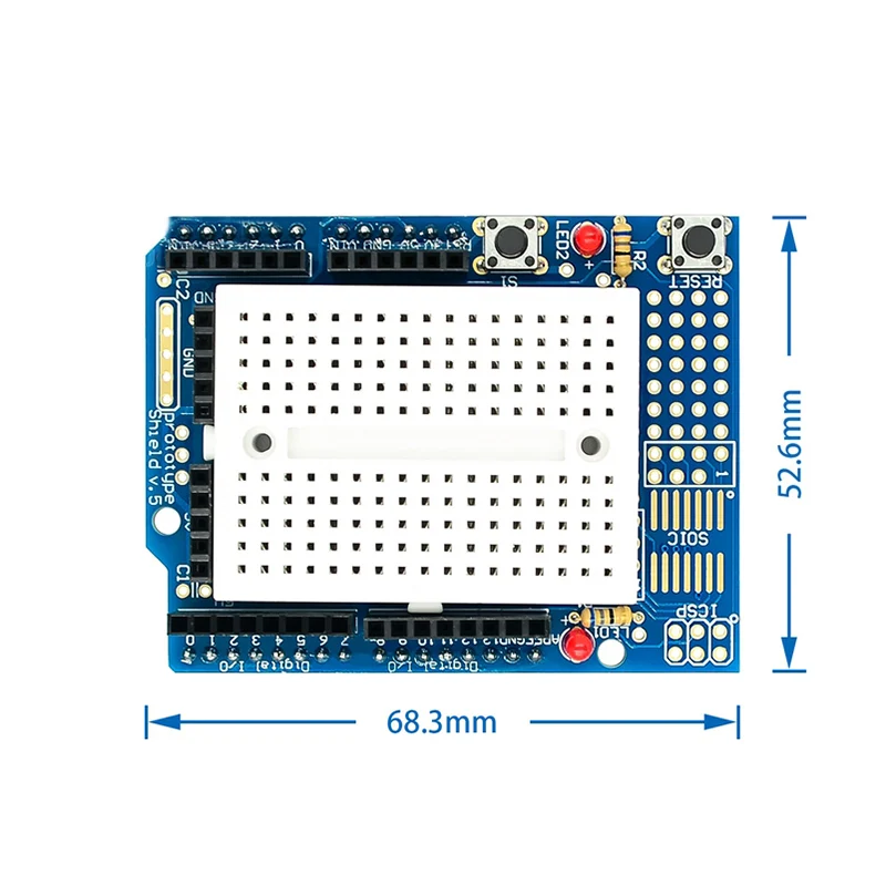 Макетный щит для arduino UNO R3 1 шт. с мини-макетной платой | Электронные компоненты и
