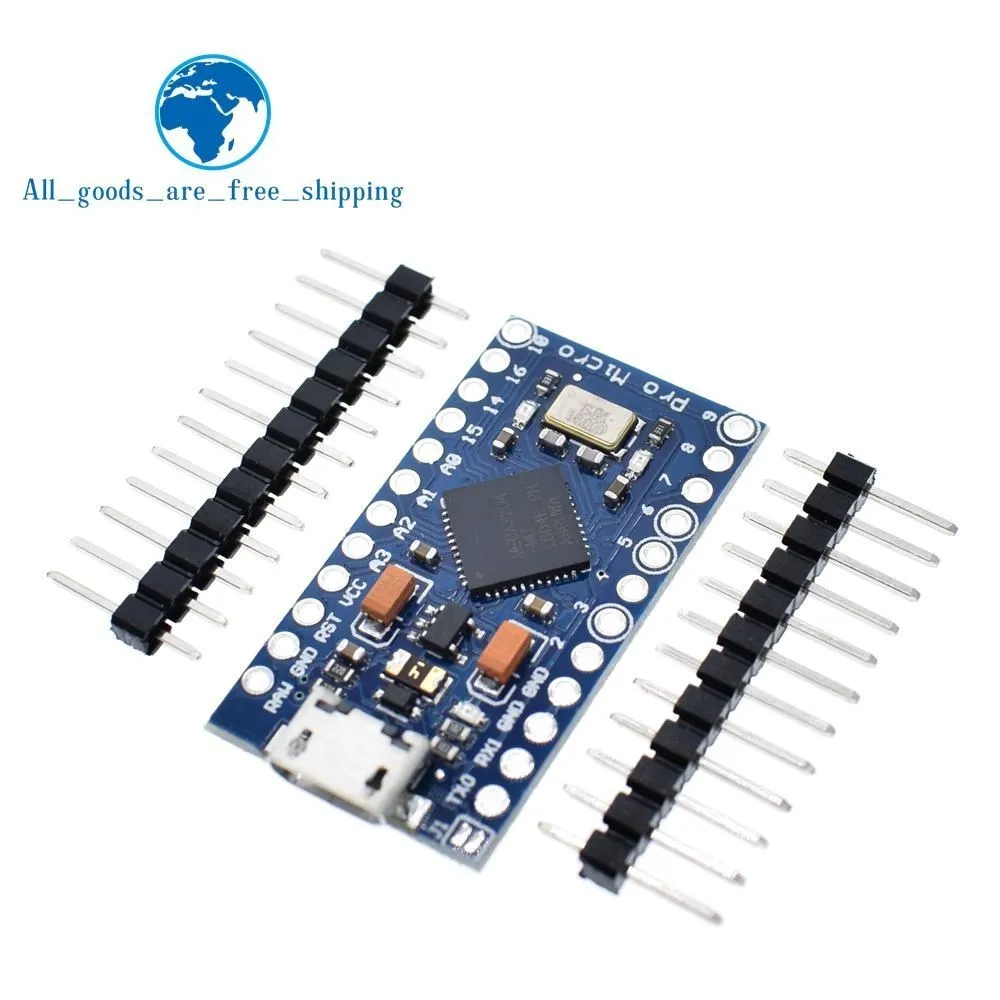 Завеса Pro Micro ATmega32U4 5V 16 МГц заменить ATmega328 для Arduino Pro Mini с 2 Row штыревые для Leonardo Mini Usb Интерфейс