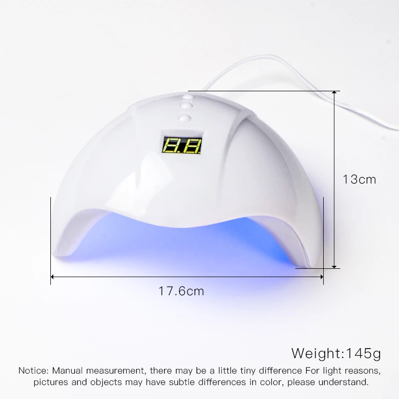 Сушилка для ногтей 6 Вт/18 Вт УФ-светодиодный светильник сушки ледяная лампа