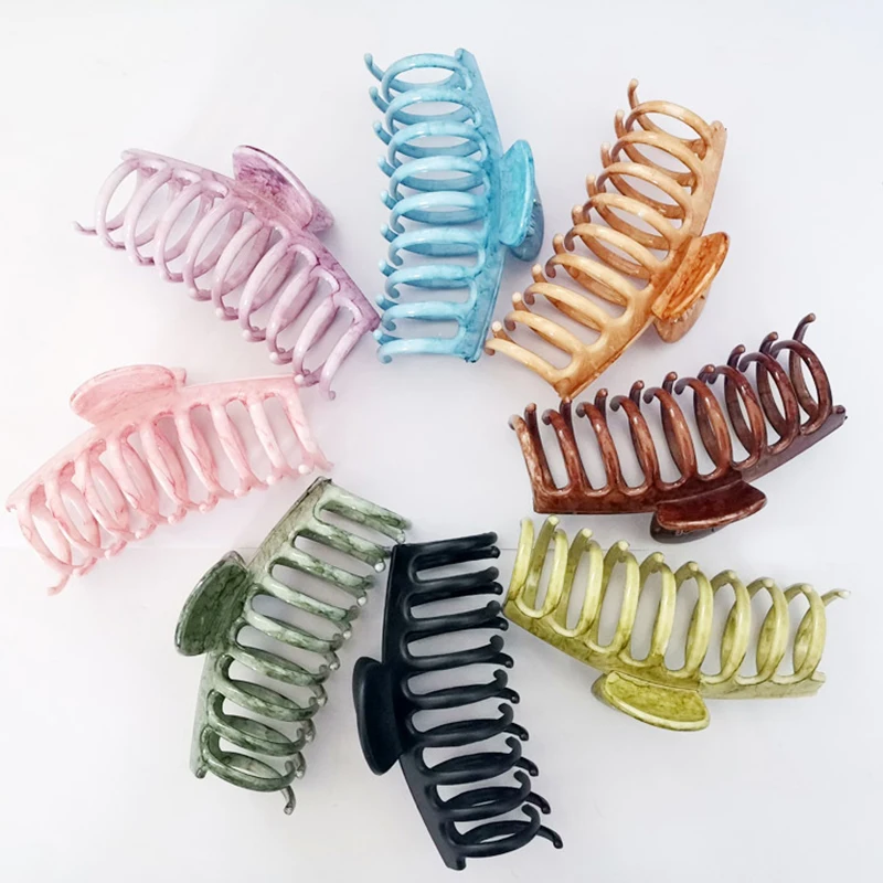 

1PC Large Hair Claw Clips Strong Hold Hair Jaw Clamps for Women Girls