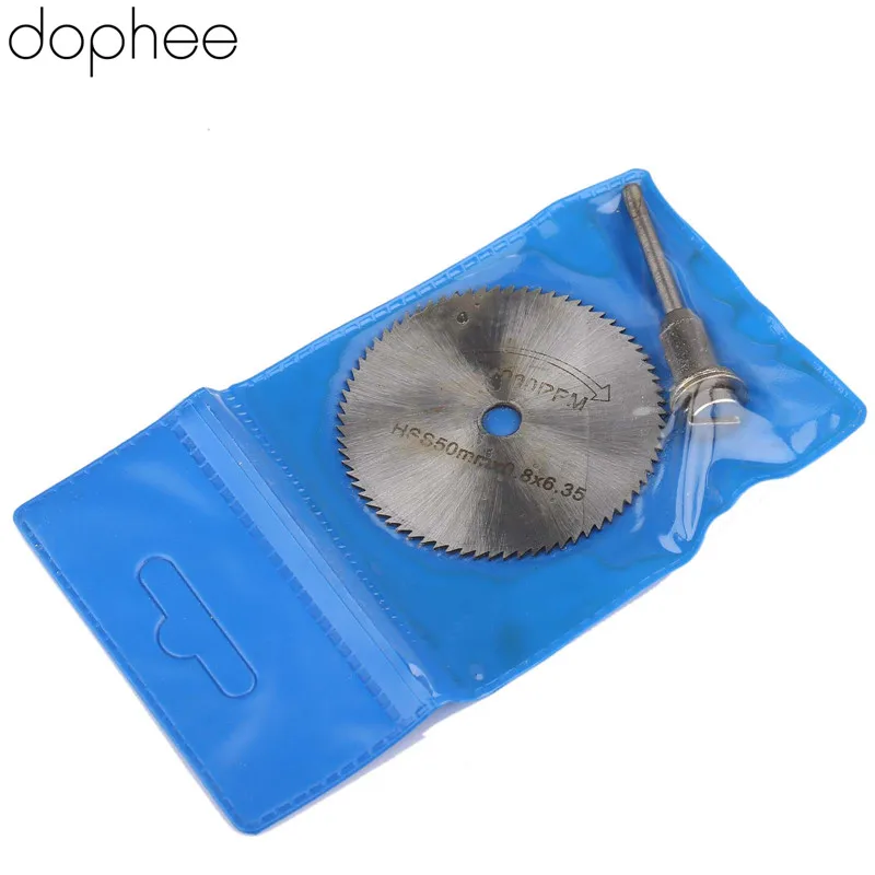 Dophee высокоскоростные стальные вращающиеся инструменты отрезной диск с оправкой