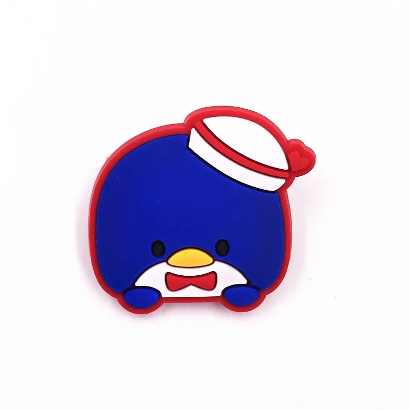 1PCS Lovely Cartoon Animal Icon Brooch For Decoration On Backpack Clothes Frog Dog Duck PVC Badge Pin Kids Party Gifts | Украшения и