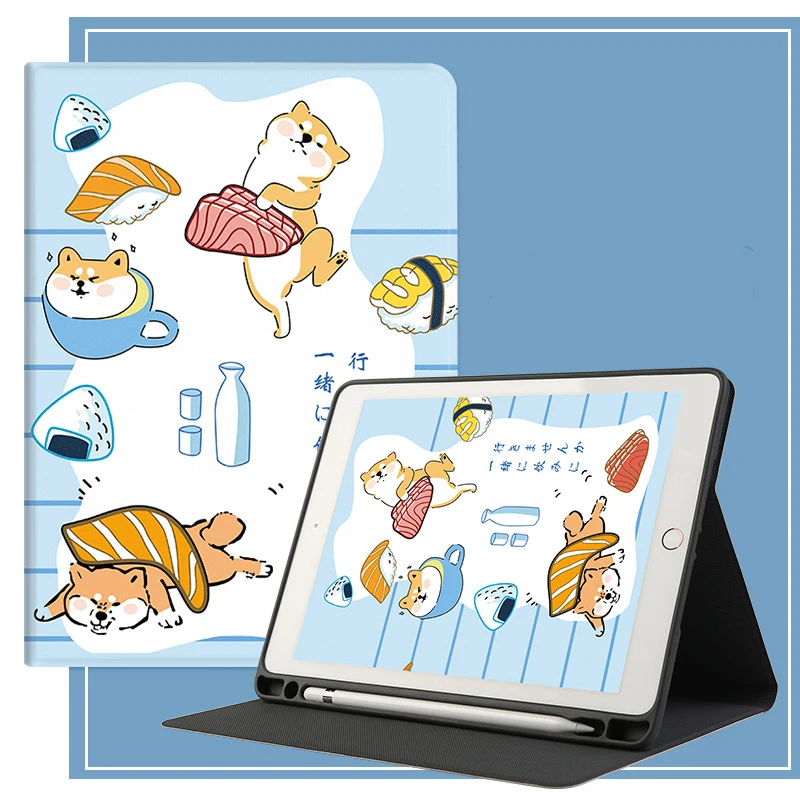 Для iPad mini5 7 9 Air 3 10 5 с держателем карандаша для 7th 2 поколение mini4/5 Air1/2/3 чехол