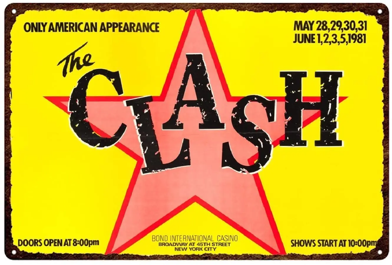 

galenart Rock Roll Metal Sign Tin Sign Plaque Metal Vintage Rock Metal Poster Retro Wall Decor for Bar Pub Club Man Cave1