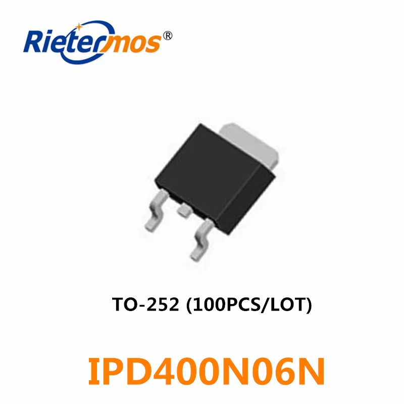 100 шт N CHANNEL 60V IPD400N06N IPD400N06 400N06N 400N06 TO252 высокое качество|n-channel| |