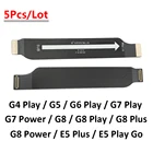 5 шт.лот, материнская плата, гибкий кабель для Moto G4 G6 E5 G7 G8 Power Play Plus Go One P30 Play Hyper