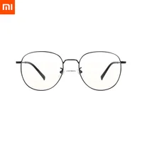 Очки Xiaomi Mijia с защитой от синего излучения, очки из титанового материала с защитой от синего света, нейлоновые линзы, титановые дужки, 15,5 г, дл...