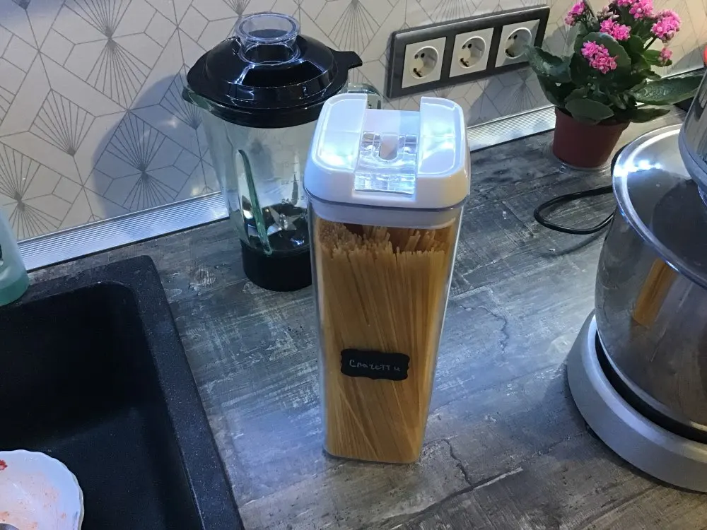 5 шт набор контейнер для хранения еды крупы пластиковый бутылка кухни бутылки