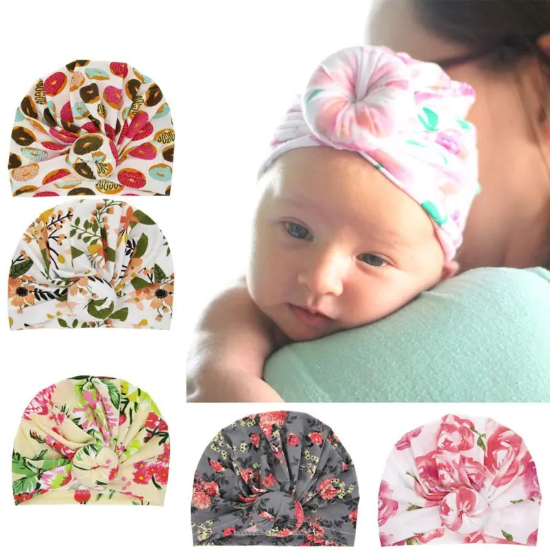 

Детская Хлопковая повязка на голову для новорожденных