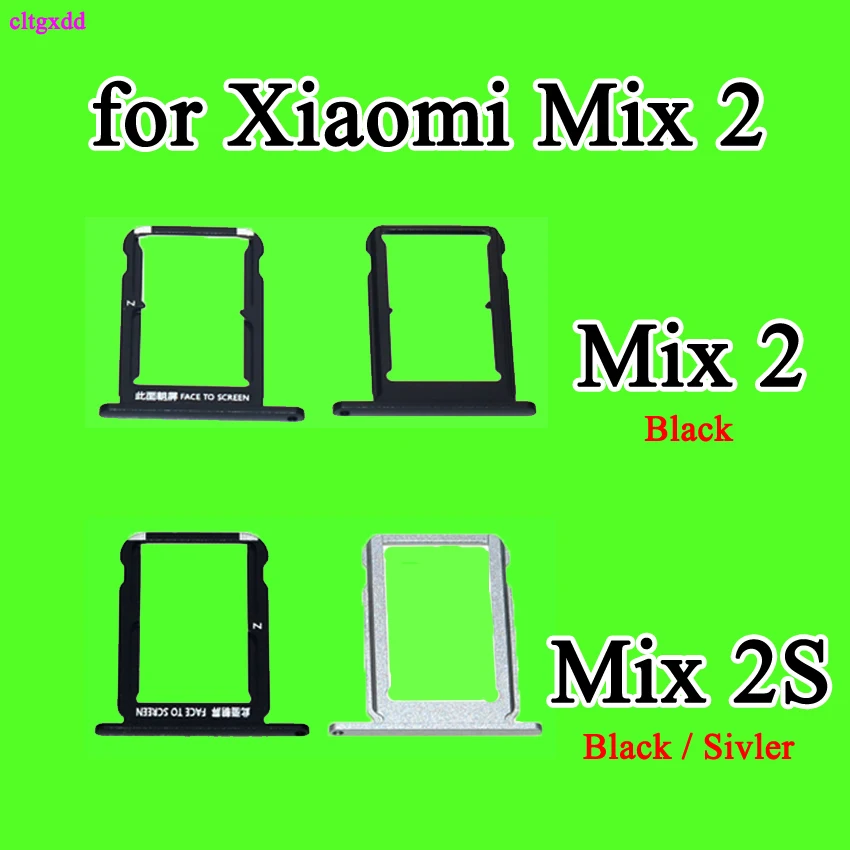 Cltgxdd для Xiaomi mi Mix 2 2S X2S держатель лотка карт Слот sim карты адаптер разъем Замена