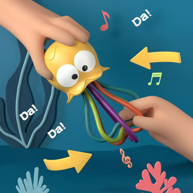 

Montessori Soft Silicone Baby Rattle Teethers For Newborns From 0 12 Months Toddler Sensory Educational Toy For Kids 1 Year Gift