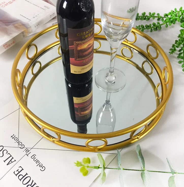 30*20*5 см цвета: золотистый зеркальный жетский чехол лоток Творческий дом