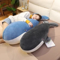 nice huggable whale plush toys popular sleeping pillow travel companion toy gift shark cute stuffed animal fish for children kid