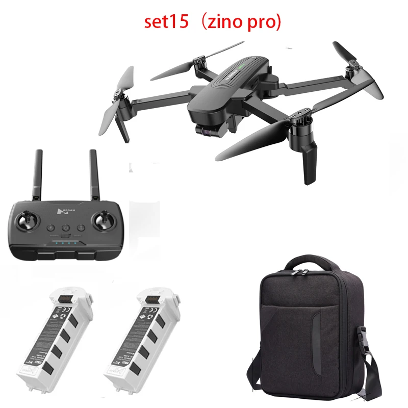Прозрачный Hubsan H117S Zino gps 5,8 Г 1 км Складная рукоятка с видом от первого лица в формате 4K UHD, Камера 3-осевому гидростабилизатору RC Дрон Квадрокоптер RTF высокое Скорость - Цвет: Прозрачный