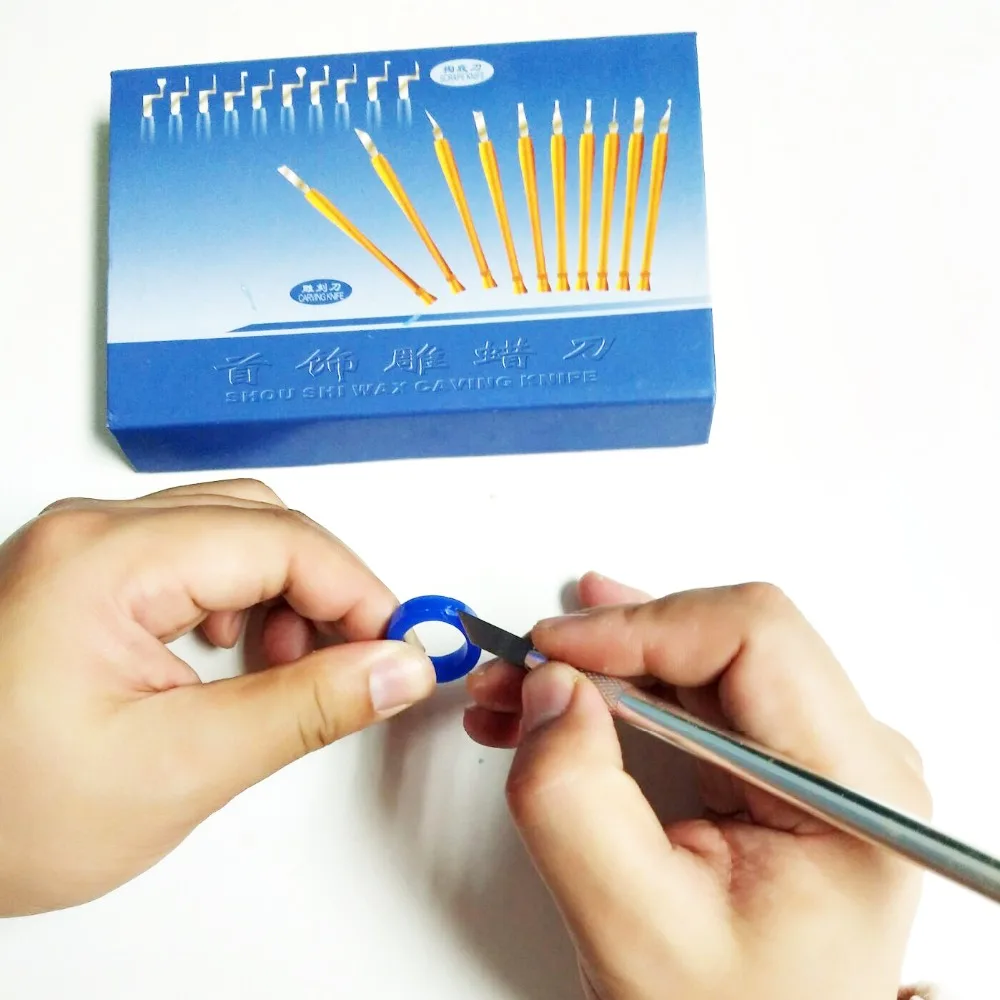 

Wax Carving Knife Kit Sculpture Blade Wax Pottery Clay Sculpting Carving Modeling Tool Jewelry Tools 10 Pcs