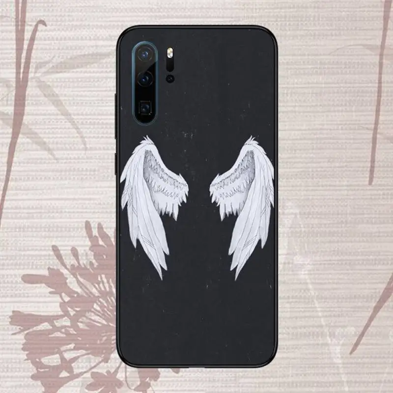 

Angel wings feather Phone Case Funda For Huawei P9 P10 P20 P30 Lite 2016 2017 2019 plus pro P smart