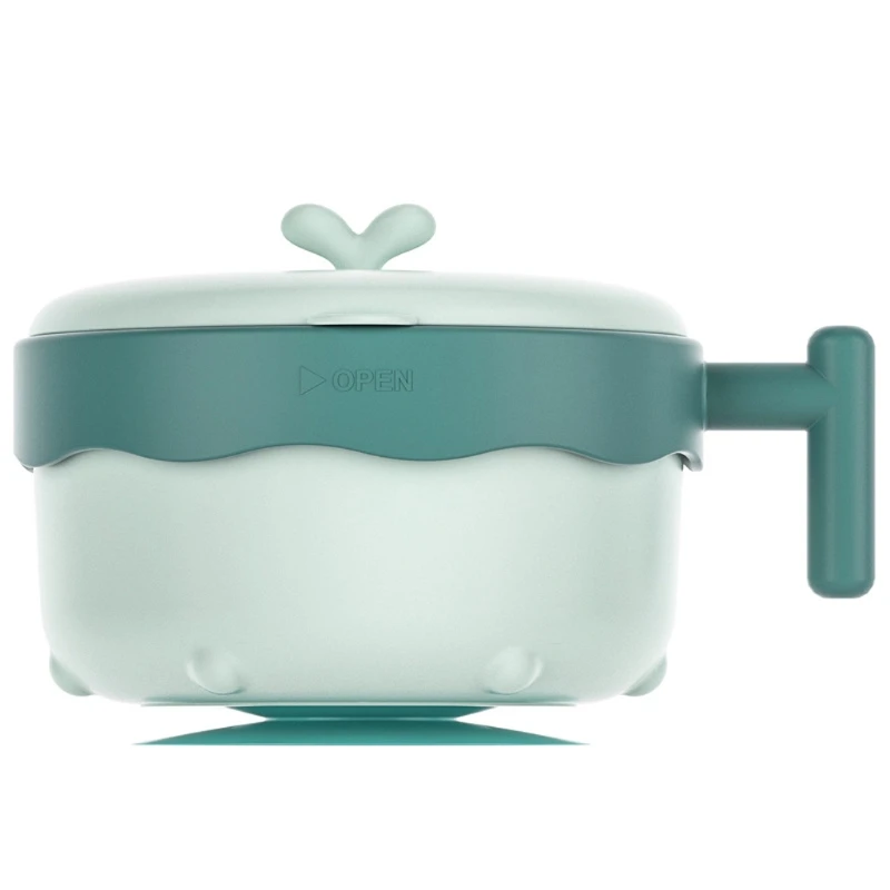 

Food Warm Injection Hot Water Insulation Kids Dishes Tableware Baby Feeding Bowl