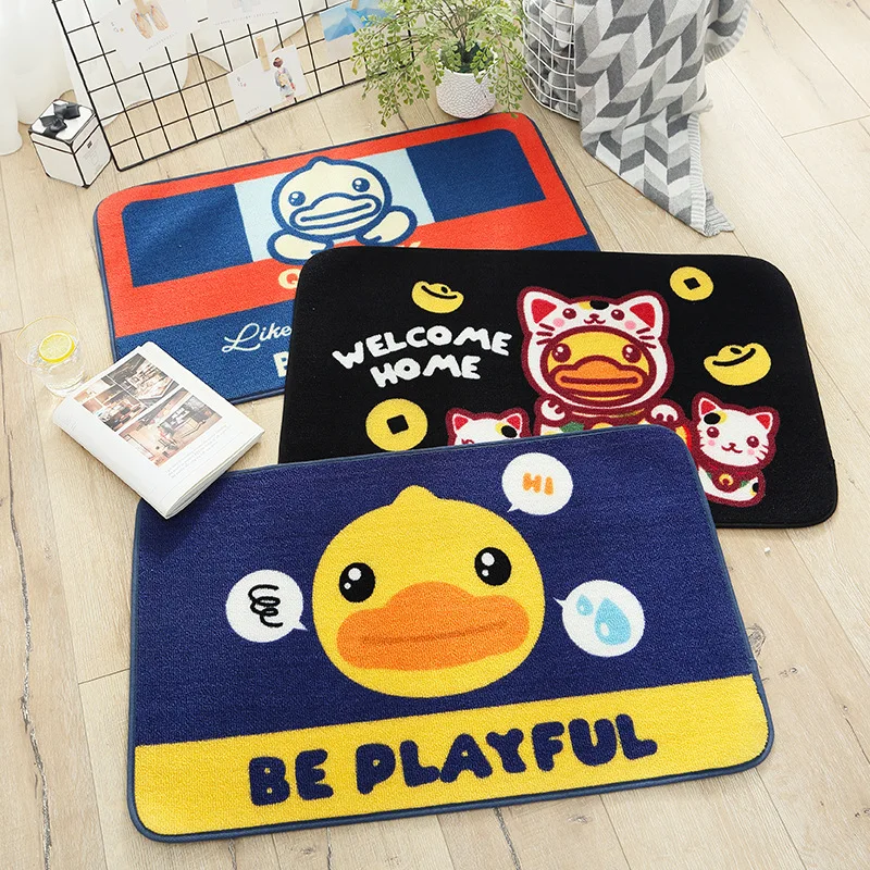 Антискользящий пылесос для пыли B.DUCK для помещений, простой износостойкий ковер для дверей, машинная стирка ковра, домашний декор 40/50/60 см.